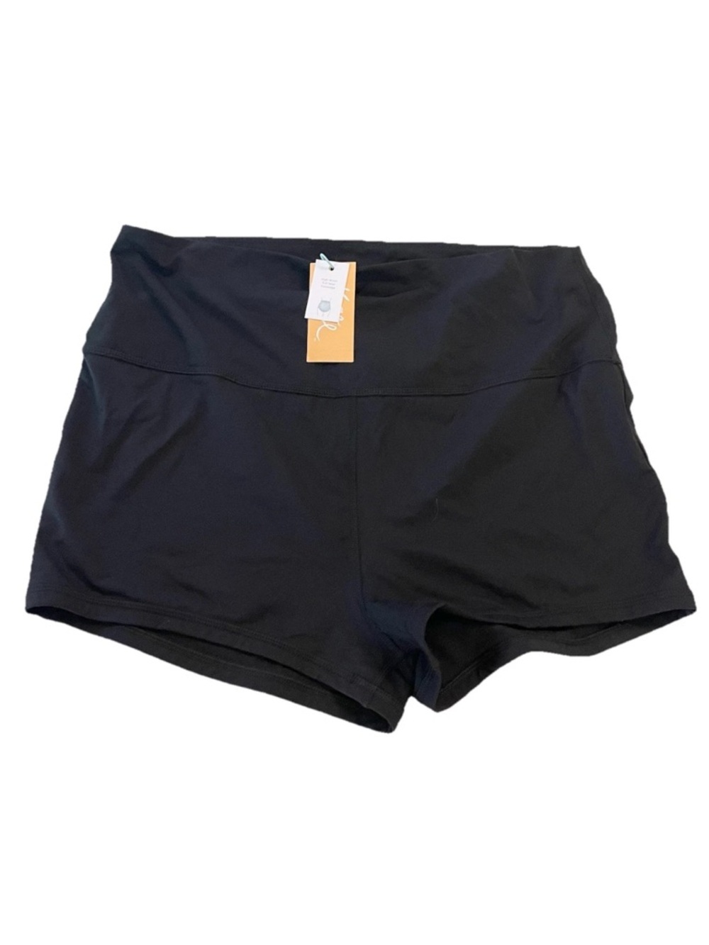 Kona Sol Swim Shorts Black XL Boyshorts Board Shorts Full Coverage NEW